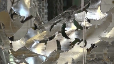 galvanized steel sculpture