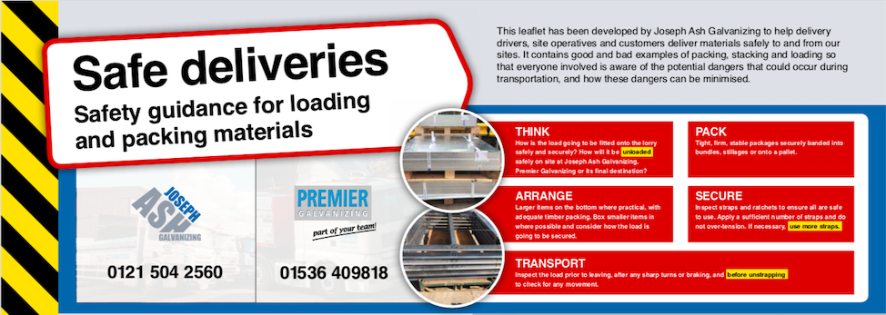 Safe deliveries poster.