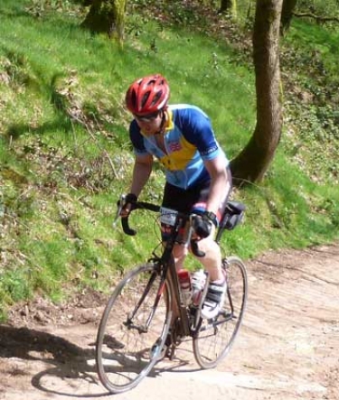 Velo Birmingham cyclist.