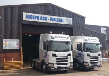 Joseph Ash transportation Trucks.