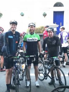 Joseph Ash Galvanizing's Stephen Harvey and Justin on bikes at Velo. 