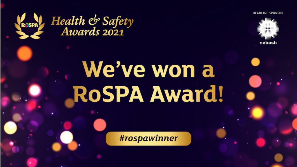 RoSPA Gold Award Winner 2021