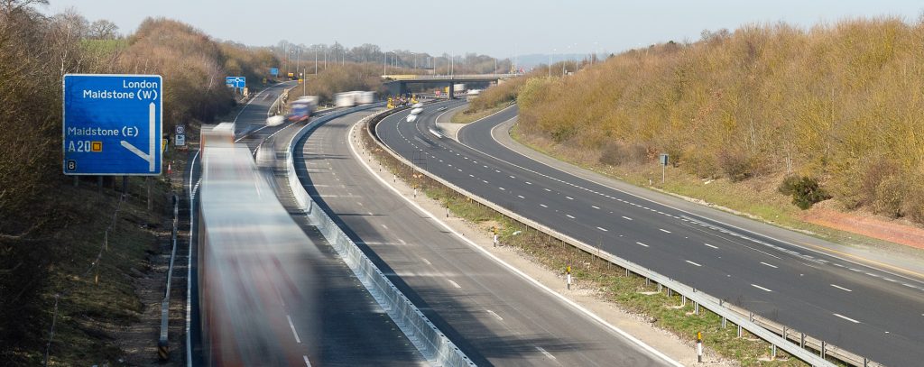 Galvanized motorway barriers