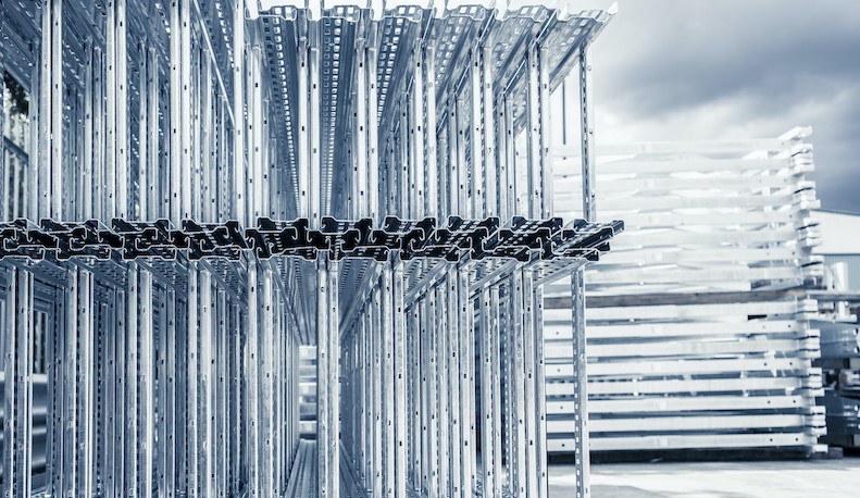 Galvanized cable management ladder racking at Joseph Ash Galvanizing